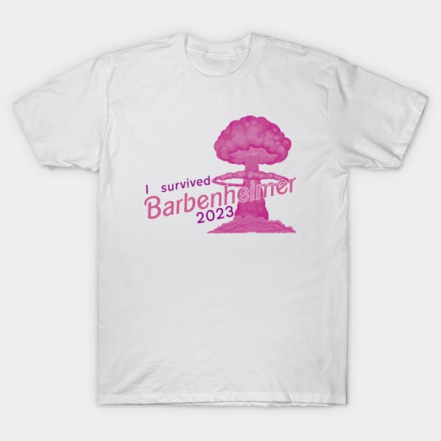 I survived Barbenheimer 2023 T-Shirt by Dystopianpalace